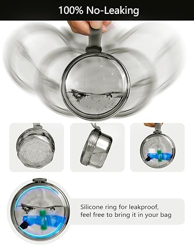 Miniatura 6 de Estuche para dentaduras postizas a prueba de fugas, taza de remojo para dentaduras, recipiente para dientes falsos, soporte de baño dental para