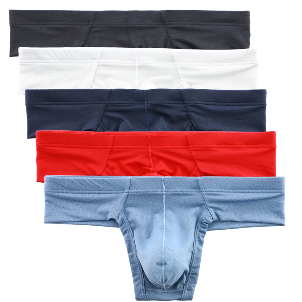Summer CodeMens Underwear Briefs Soft Breathable Underpants Low Rise Trunks Pack