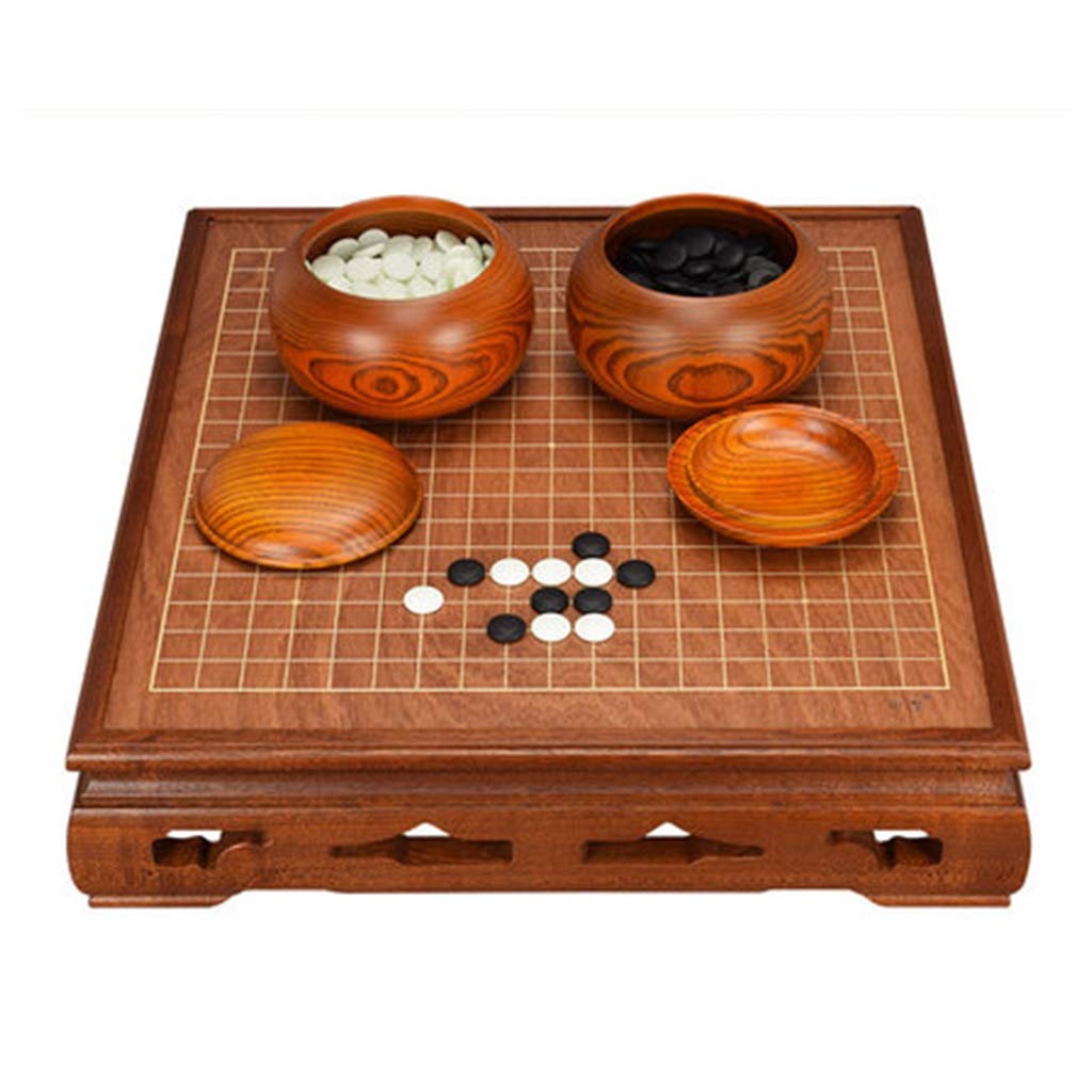 Juego De Go De Madera Plegable – Tablero De Lujo Con Almacenamiento – Estrategia Clásica Para Familia Y Amigos