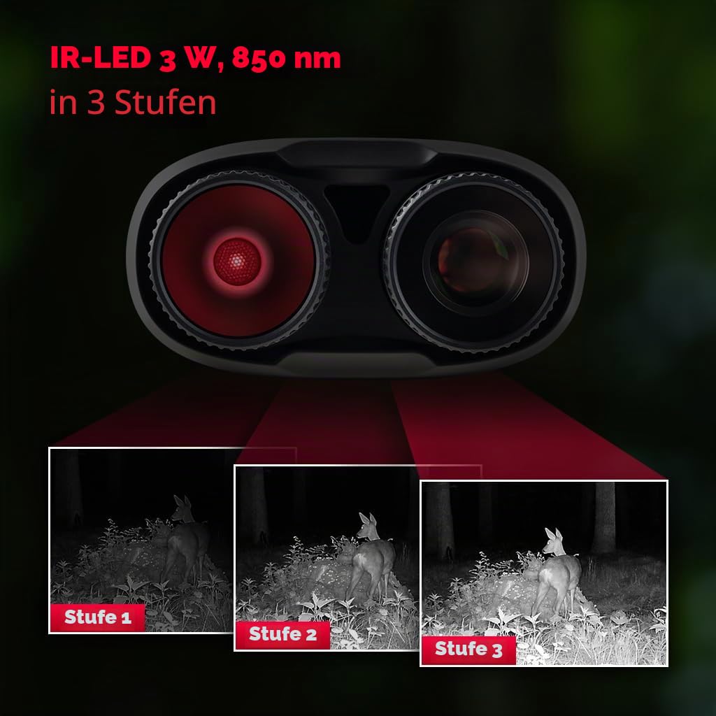 DÖRR Digitales Nachtsichtgerät IR-QHD, 300m, 40MP Fotos & 2.5K Videos