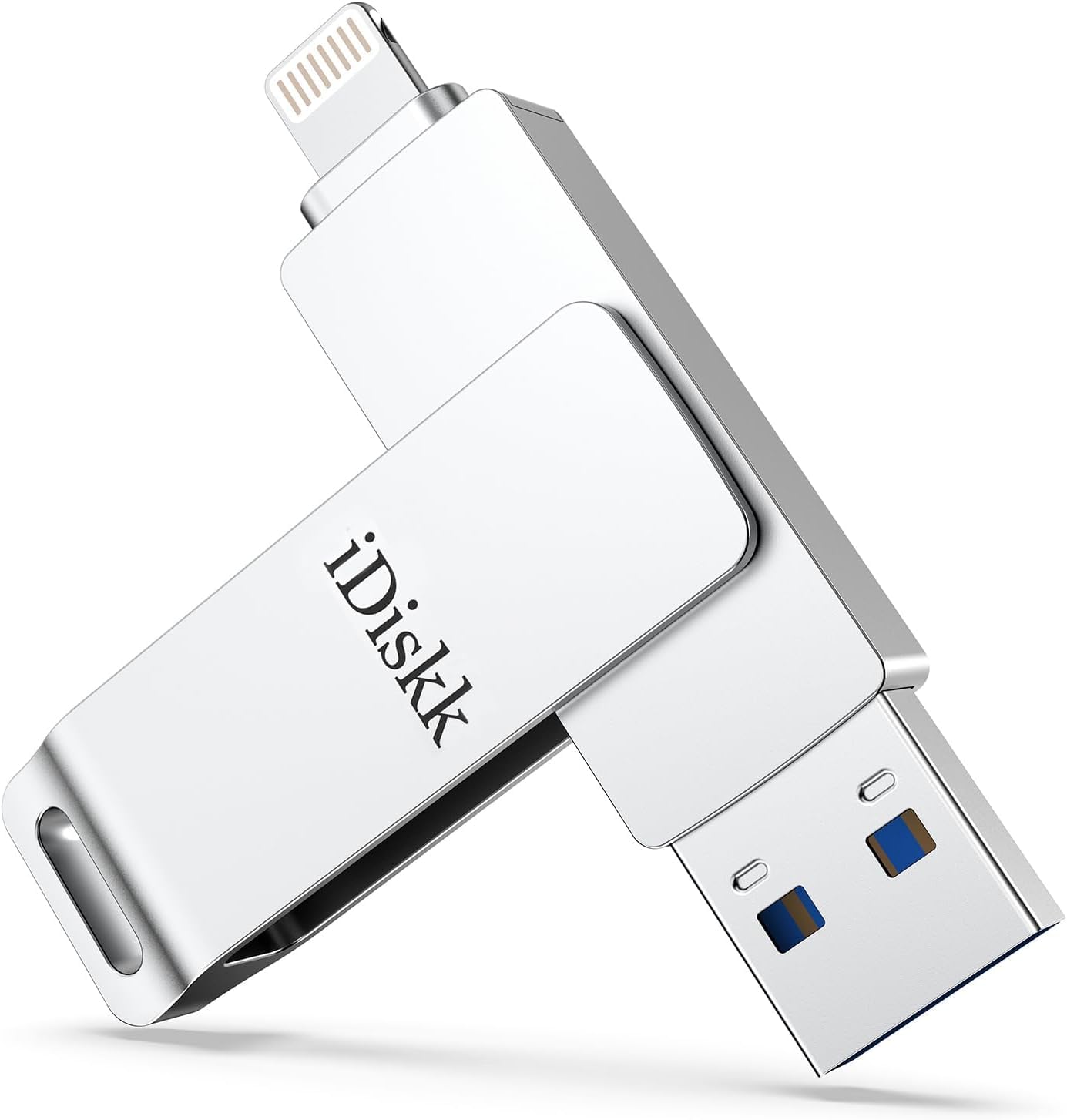 iDiskk App*le Mfi Certified 128GB Photo Storage Stick iPhone USB Storage Flash Drive for iPhone USB Flash Drives Photo Saver FlashDrive for Mac,iPad,PC Thumb Drive for iPhone Photos Videos Auto Backup