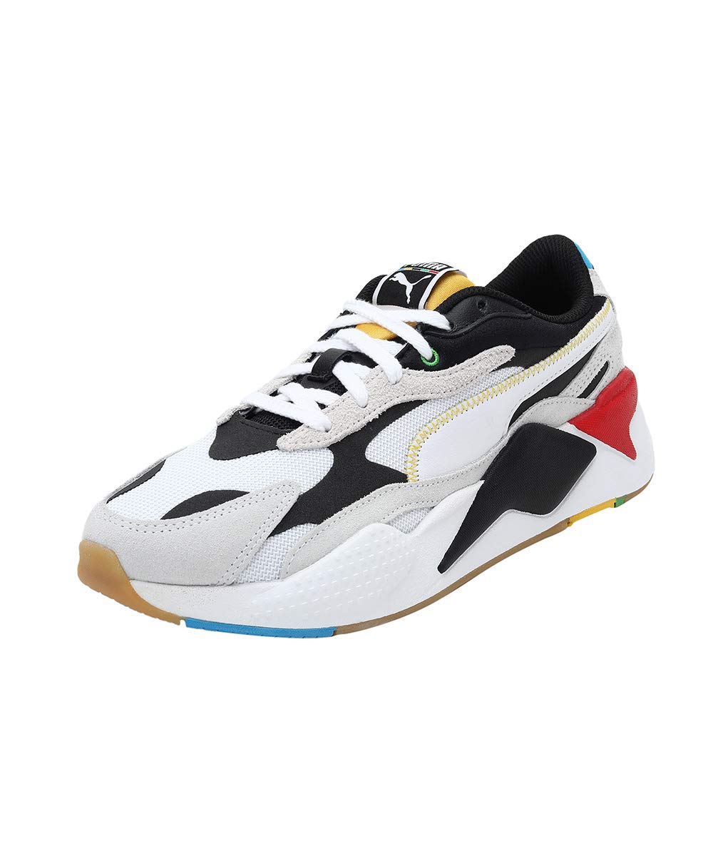 PUMA Unisex Adult RS-X³ WH Sneakers White Black Leather Sneaker-3UK (37330801) (B081QMFX8M) Amazon Price History, Amazon Price Tracker