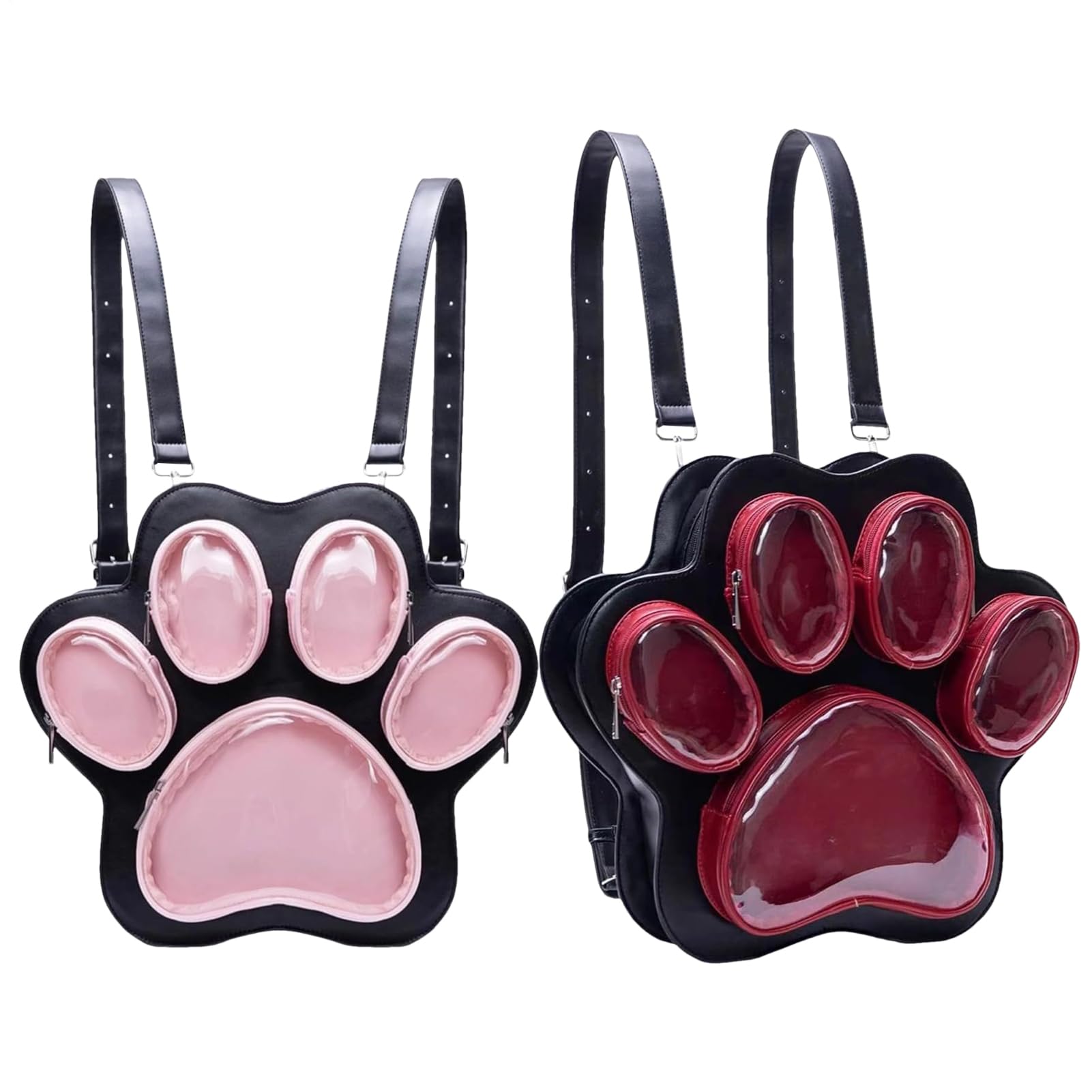 Linda Mochila Adorable Mochila de Patitas de Gato para Mujer