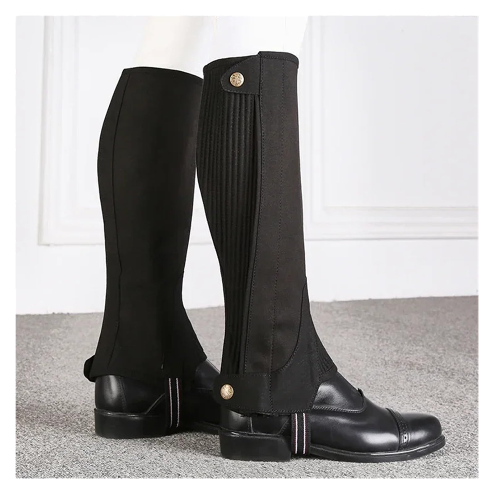 Reiten Half Chaps Reitgamaschen Halbchaps Reitstiefelüberzug Beinschutz Leggings Reitsport Reitschutz
