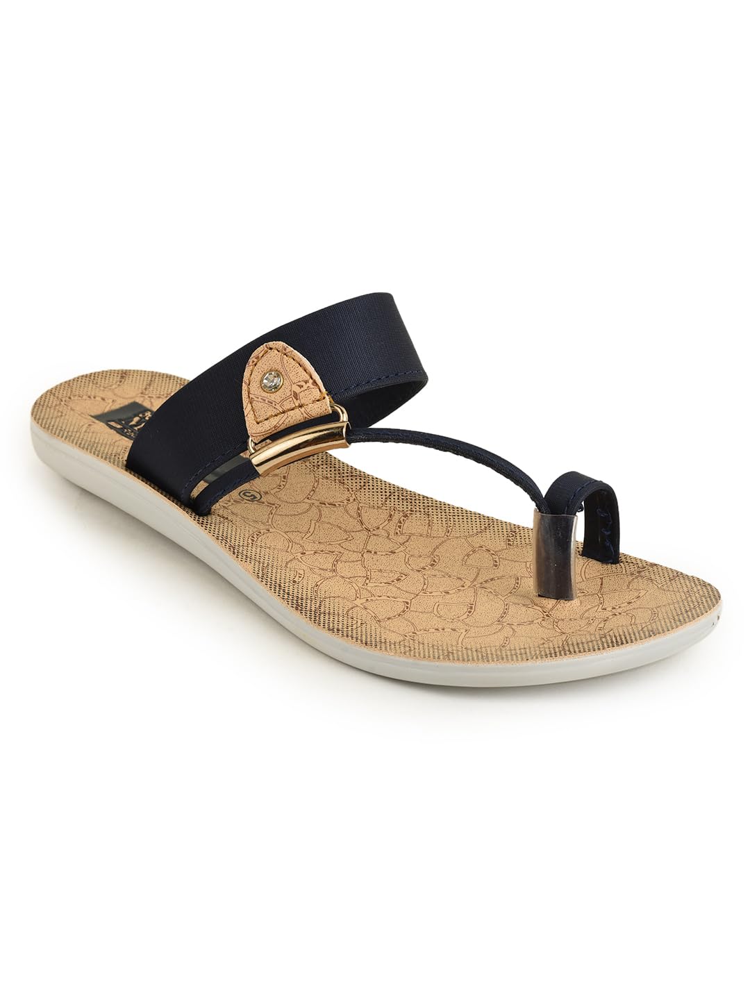 Women's Brown Non-Marking Printed Slippers_PUL 04-image-32