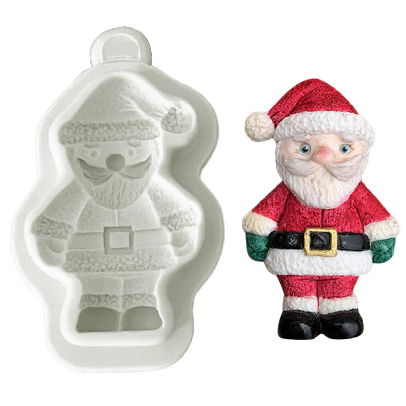 Osniyaw Boys C 3D Hristmas Santa Laus Elk Bear Silicone Mould Ake Pastry Baking Mould For Making Hocolate Fondant Non-Stick Dessert Mould For Andle Baking Silicone Tools