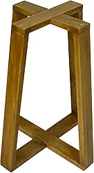 Pé Base Lary 75cm Mesa De Jantar em Madeira MDF Para Tampo de Vidro e Madeira (Para Vidro)