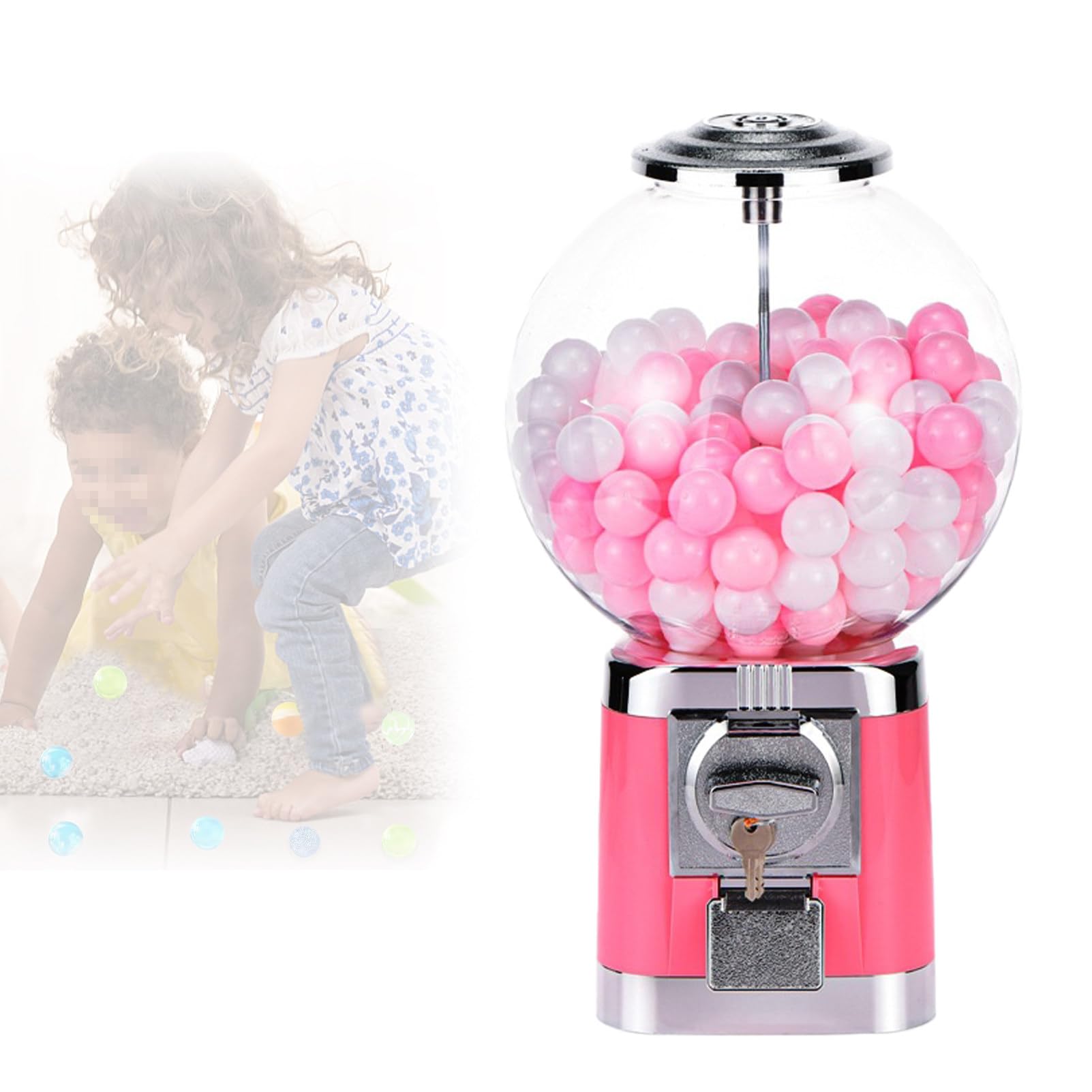 Distributeur automatique de capsules avec clé appareil blanc pour magasin et centre