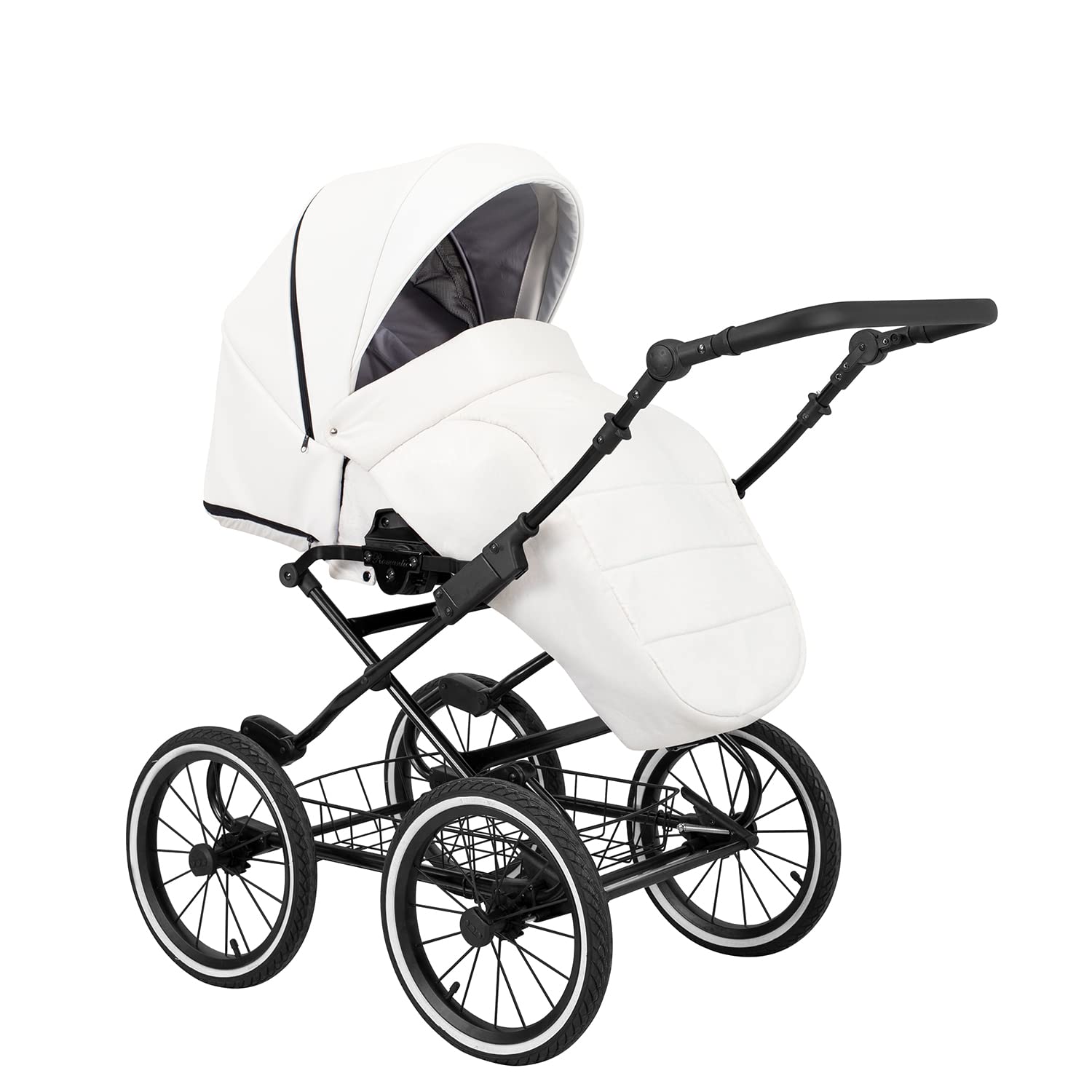 Poussette landau bébé 2 en 1 nacelle bébé Kunert ROMANTIC retro 2en1 pousette 2 in 1 accessoires