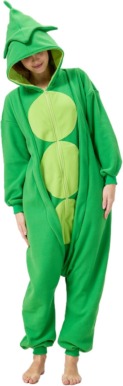 Peas Onesie Pajamas,Peas Costume Plant Costume Adult