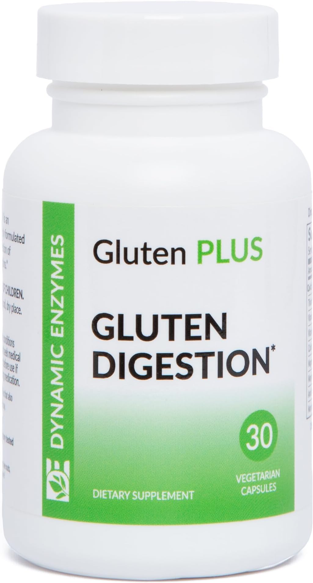 Gluten Plus Advanced Digestive Enzymes – DPP-IV Enzyme Complex for Gluten & Casein Digestion – Helps Digest Wheat, Barley & Rye – Supports Digestive Comfort – 30 Veg Capsules