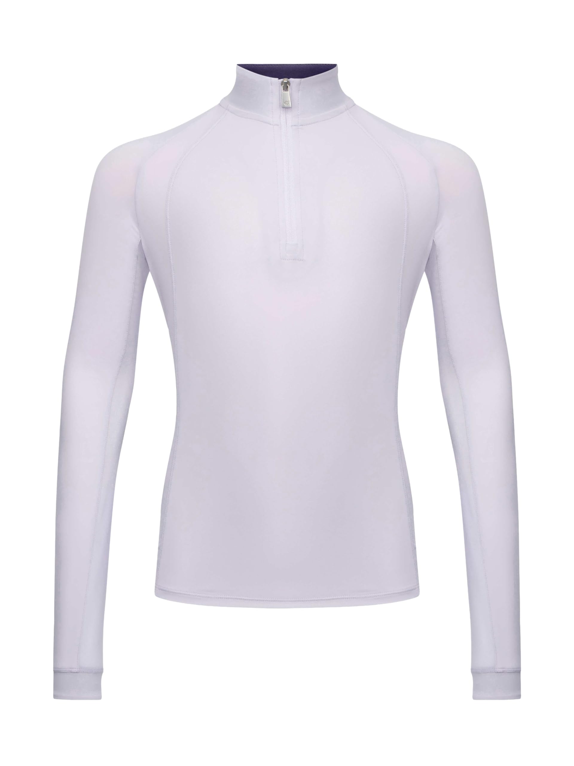 LeMieux Young Rider Hope Lightweight Base Layer - Mesh Ventilation - Look Your Best While Staying Cool and Comfortable - Lilac - 11-12 Years