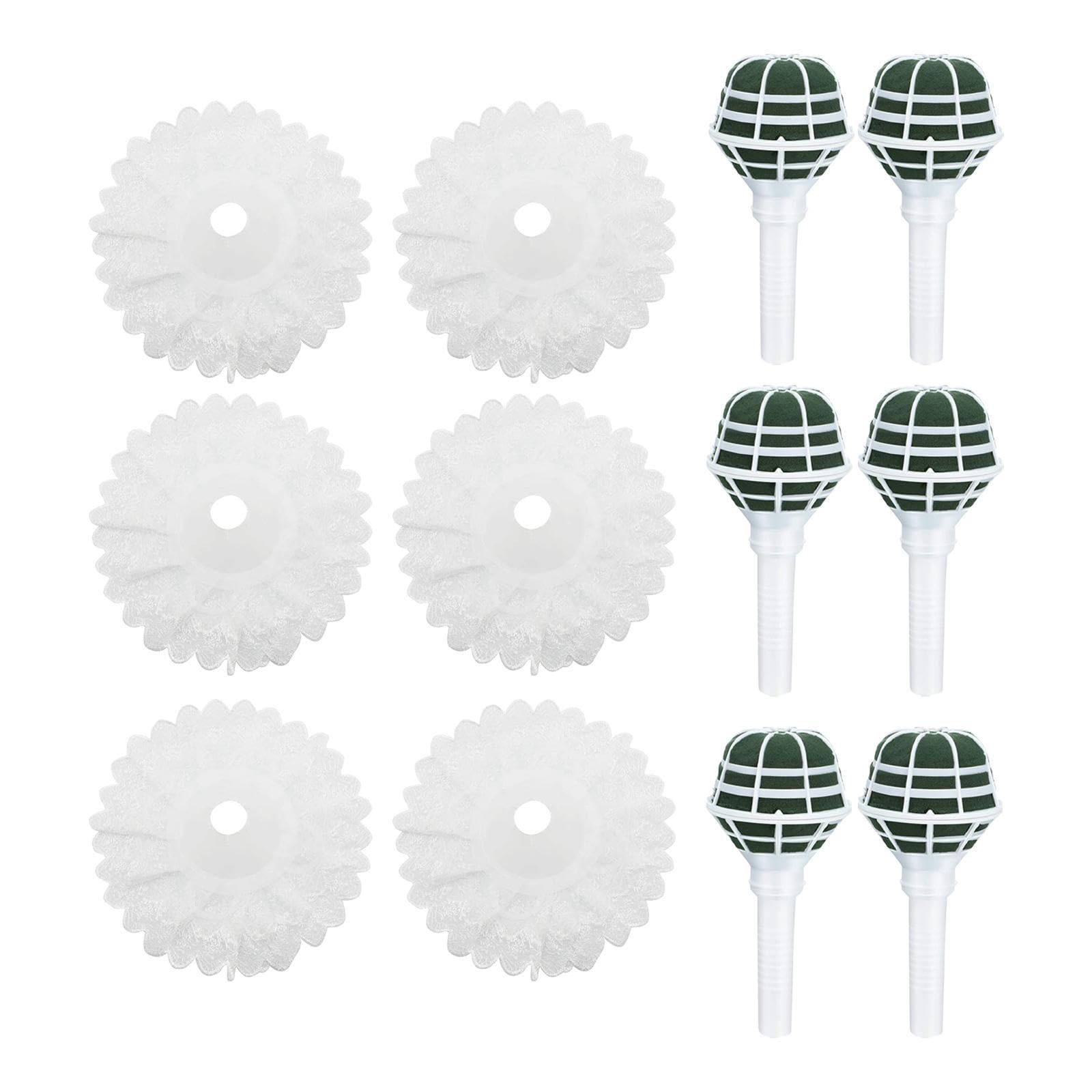 AMSLSIU Bouquet Holder Wedding Bridal Flower Bouquet Holder Lace Collar Floral Accessory For Photography Props Artificial Flowers Arrangement Handle