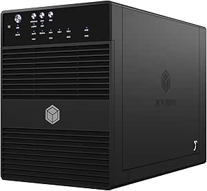 RaidSonic IB-3640SU3 ICY Box Case Esterno per HDD 3,5" x4 eSATA, USB3.0, Nero