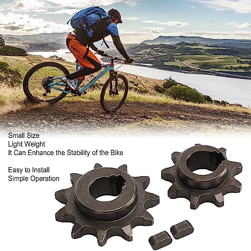 Motor Gear Kit Replacement,Front Rear Motor Gear Kit Carbon Steel 9 Teeth 11 Teeth Gear Set For Bicycle Chain Ordinary Motor Gear 06B Chain #TOP1