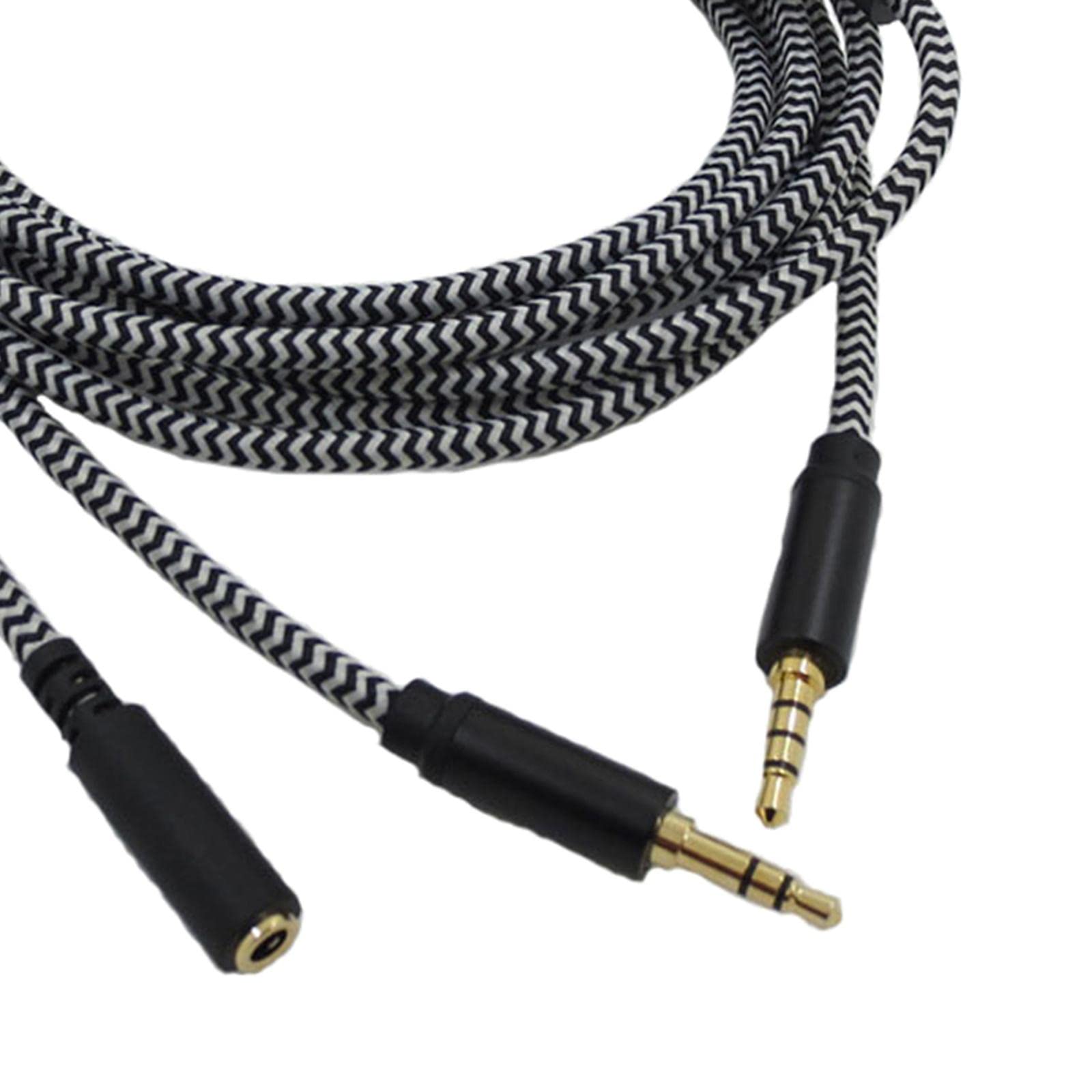 Cavo di prolunga per Cuffie da 8,2 Piedi, Cavo Audio da 3,5 mm per apparecchiature Stereo, Tablet,