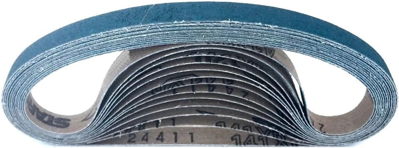 330 * 10mm/520 * 20mm/452 * 15mmZirconia Sanding Belts,40/60/80/120 Assorted Grits, Belt Sander Tool for Woodwork Metal(Girt40-30pcs,520x20mm)