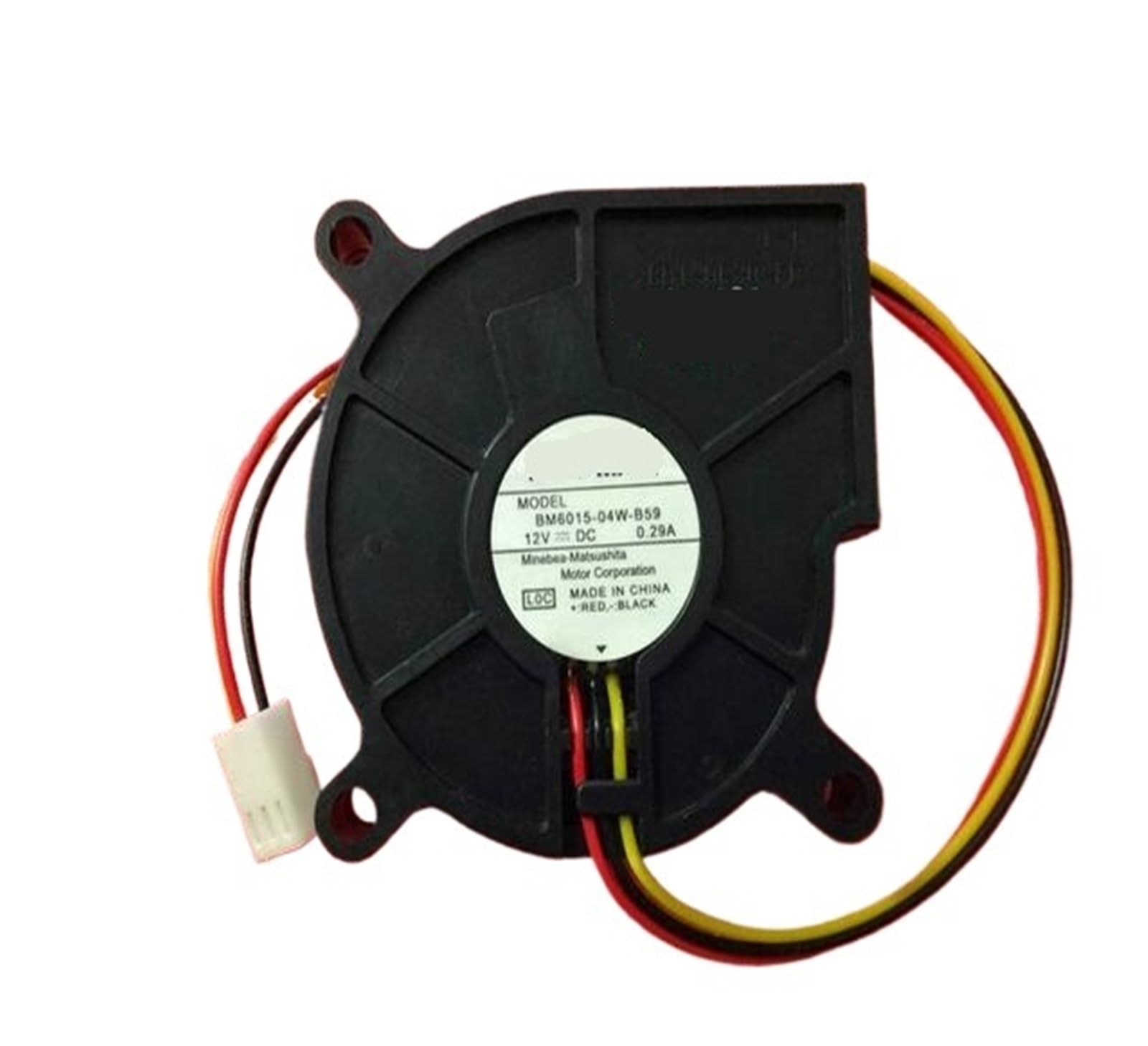 UITGVDQAT BM6015-04W-B59 60 * 60 * 15MM DC12V 0.29A 6CM 3 line fan