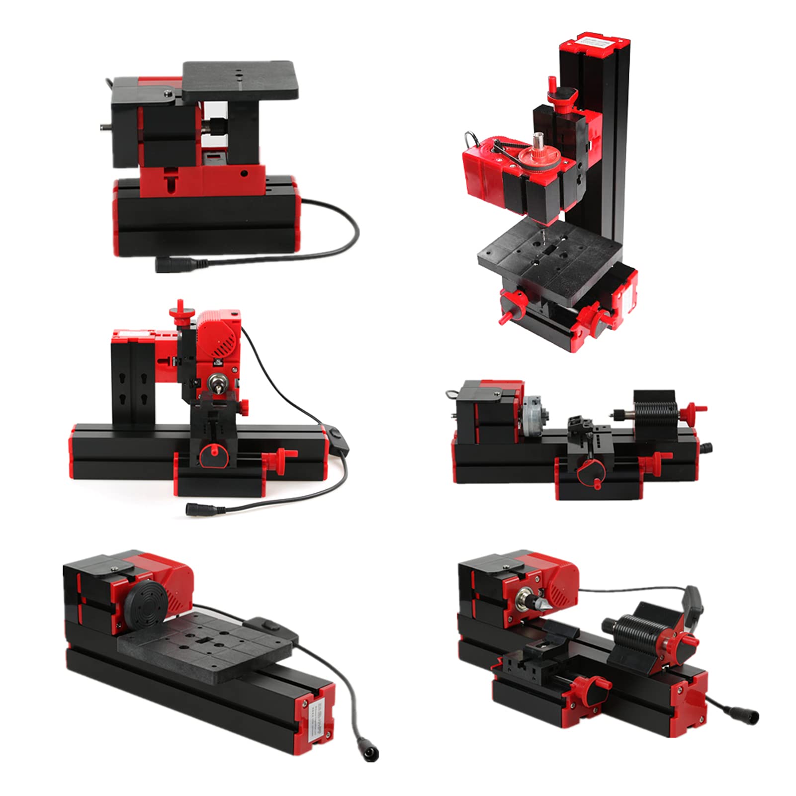 Andoer Mini DIY 6 in 1 Çok fonksiyonlu Motorlu Trafo Çok Amaçlı