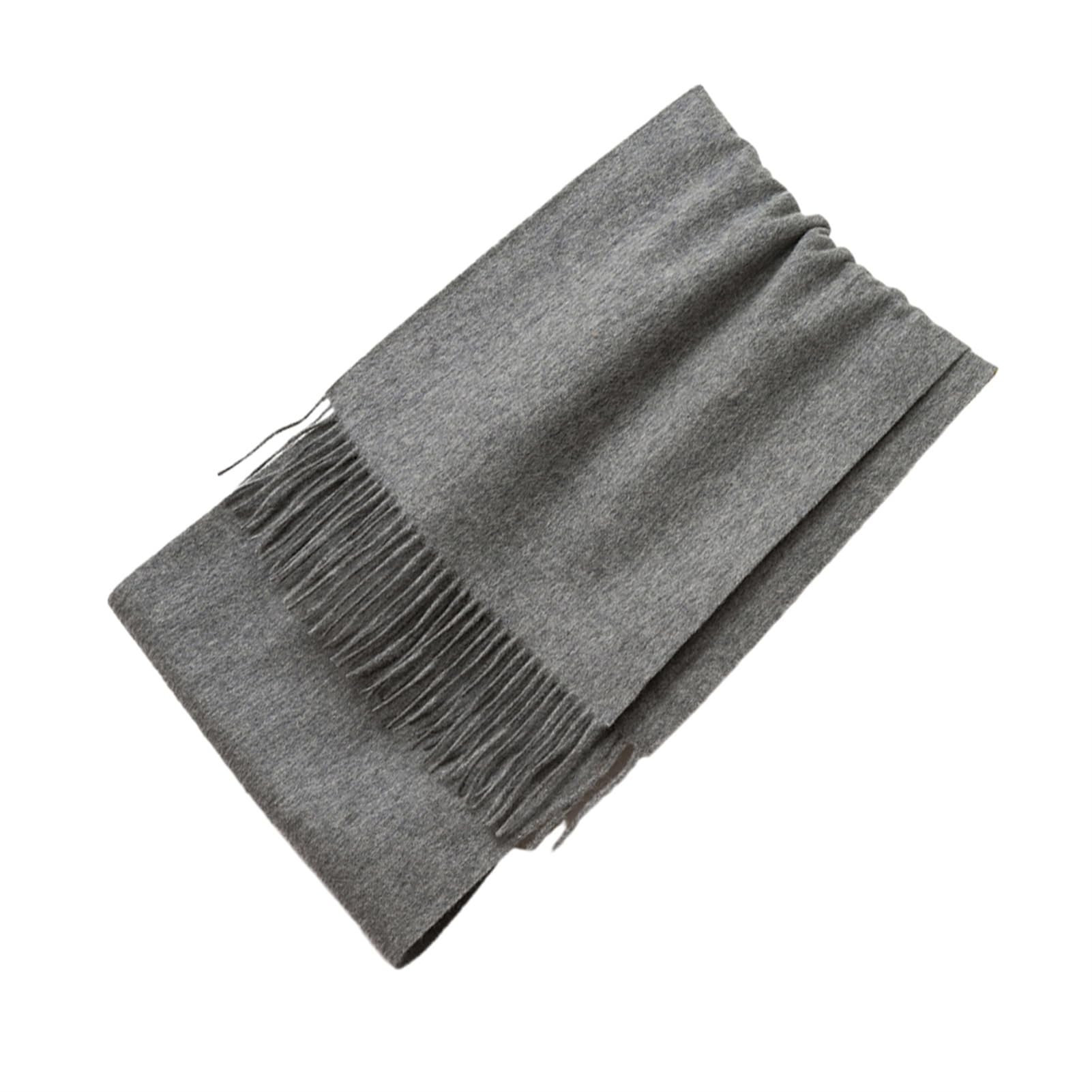 Zanthicia Soft And Comfortable Wool Scarf Stay Warm And Stylish All Winter Woolen Winter Warm Scarf Lambswool, Grey