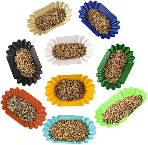 Miniatura 4 de Bandeja de muestras para tazas de café CAFEMASY  Paquete de 5 bandejas ovaladas para café tostado y verde (5 unidades, capacidad de 450 g15.87 oz