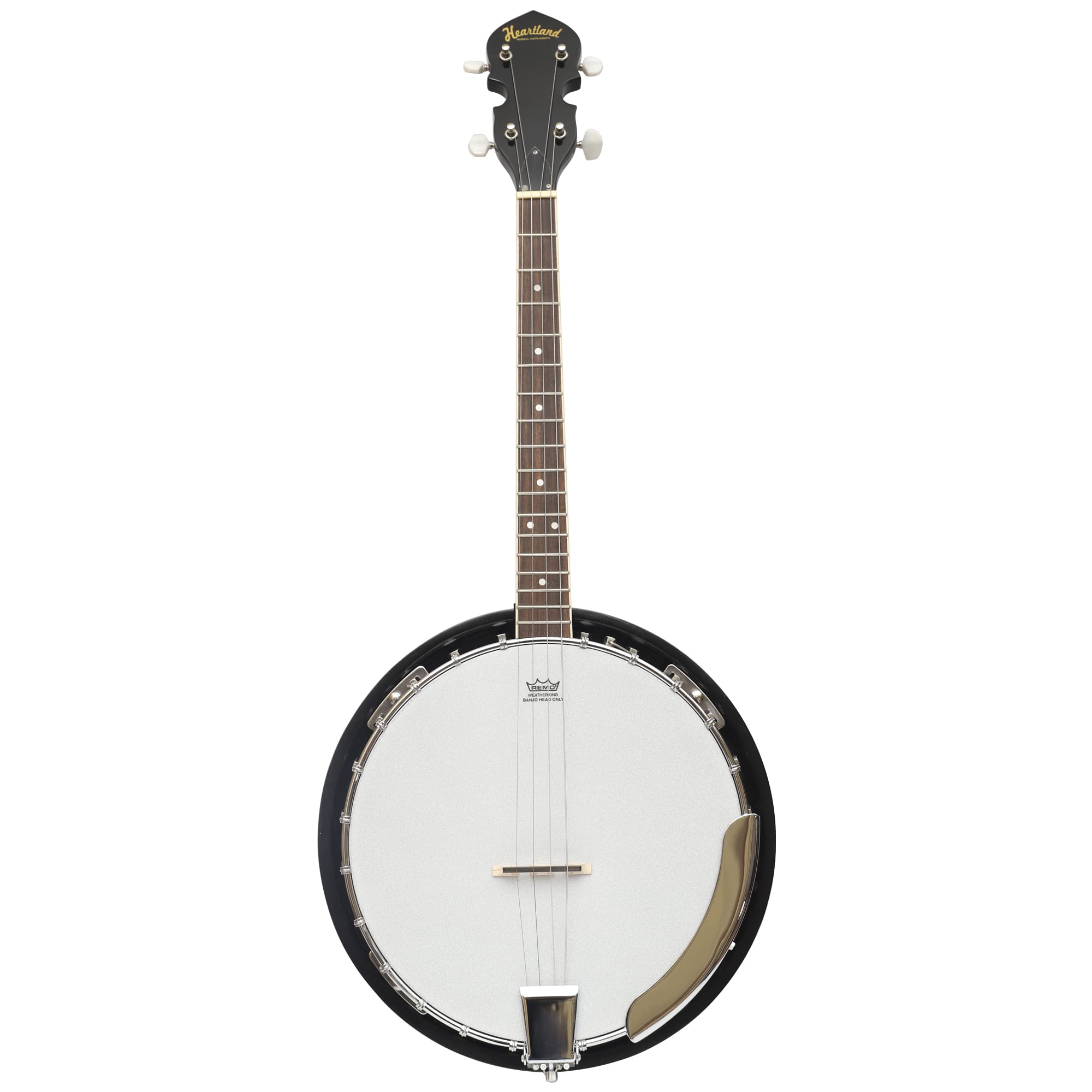 Heartland 4 struny banjo zamknięty solidny tył 17 progów, leworęczny 4 struny irlandzki tenor banjo krótka waga