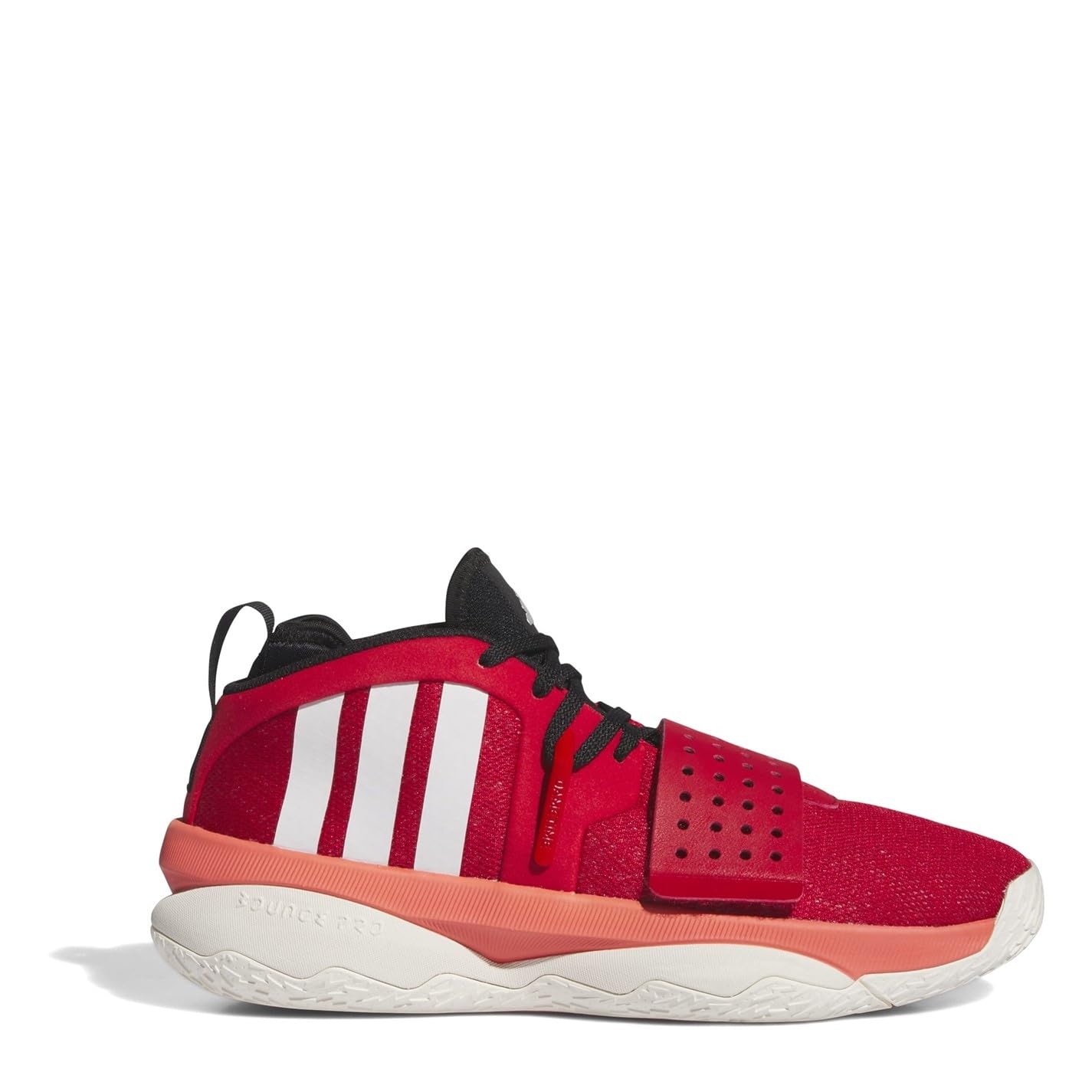 adidas - Zapatillas de baloncesto para hombre, color rojo