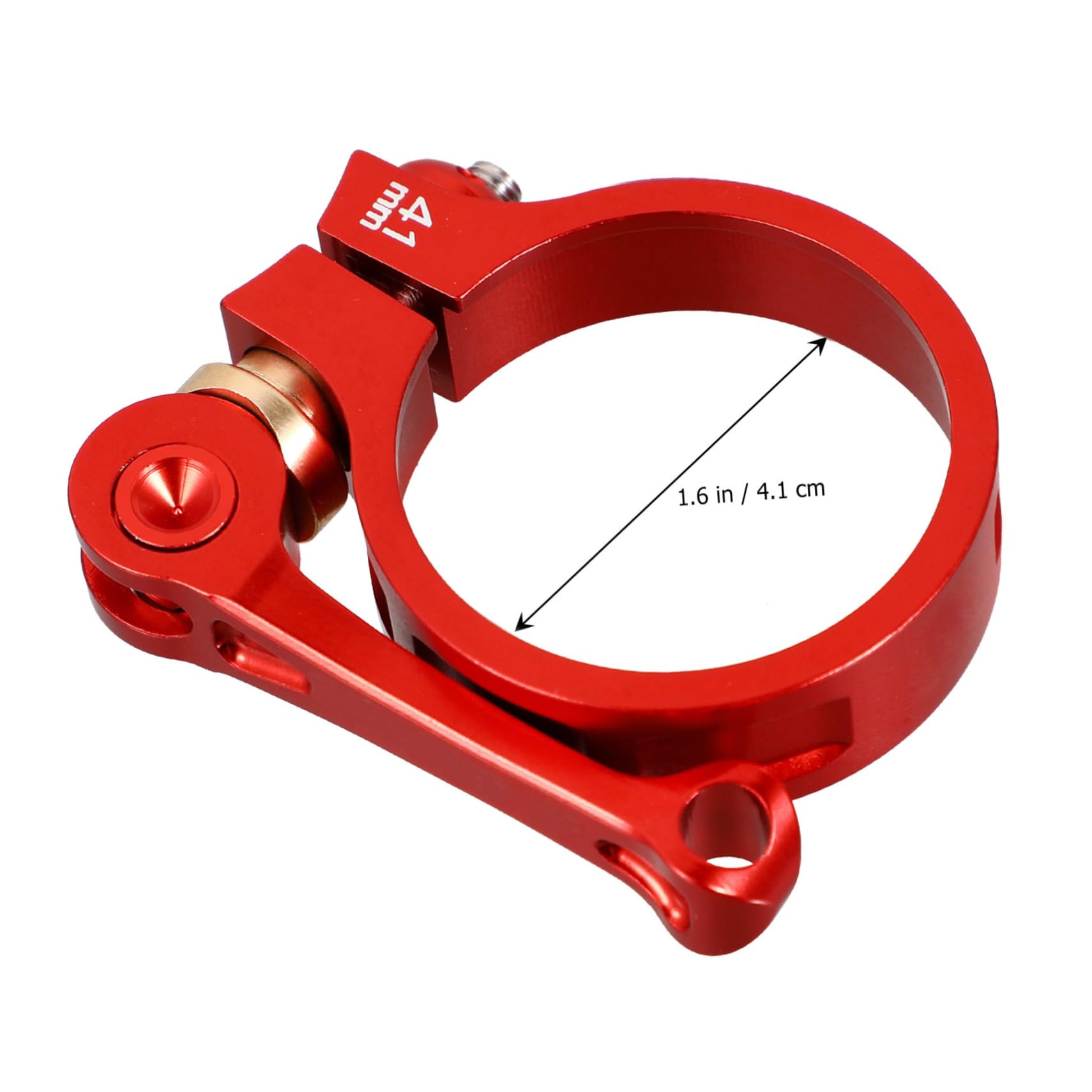 Abaodam Quick Release Bike Seat Post Clamp Durable Aluminum Alloy Easy Locking Mechanism for Secure Fit Lightweight Design for Aluminum Frame Bikes