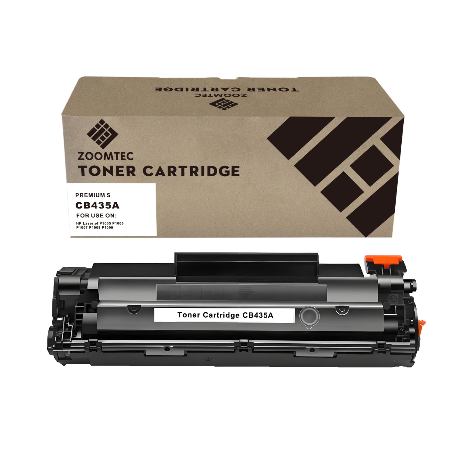 Toner HP 35A Noir Authentique CB435A pour Imprimantes LaserJet P1005 et P1006