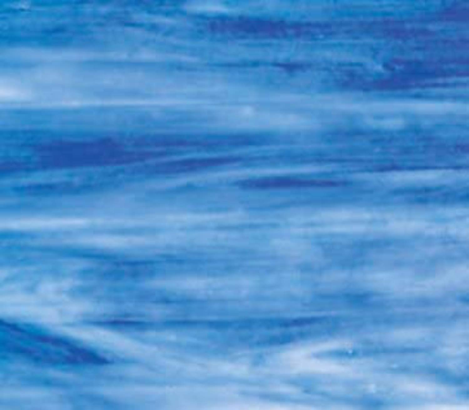 8" X 12" Steel Blue, White Opal Wissmach Stained Glass Sheet - (1 Sheet) by BiNARi Glass Studio
