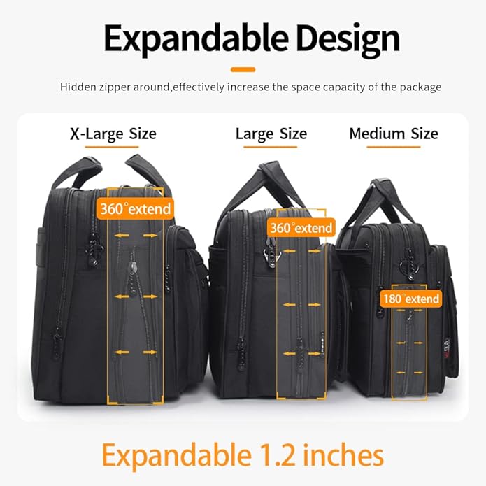 Maletín grande para laptop 15.6 a 19 pulgadas miniatura 4