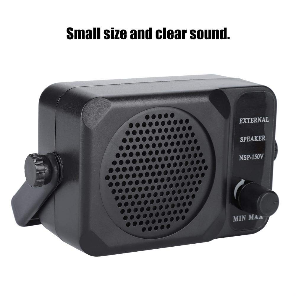 Haut-Parleur Externe Mini Pour Radio Mobile Voiture - Compatible Yaesu, Kenwood, Icom - Son Clair