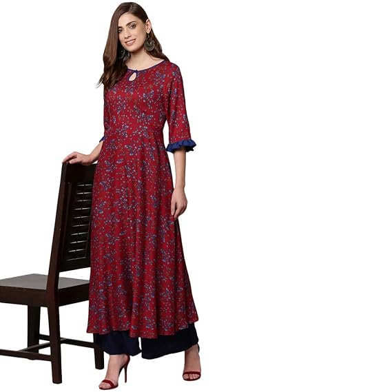 Buy Libas Women's Floral Printed Maxi 