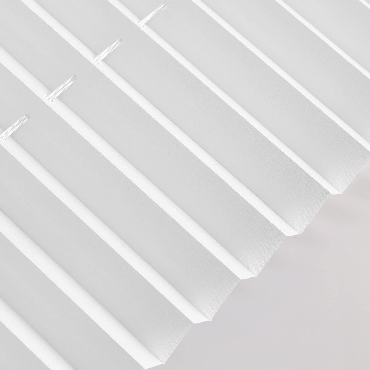 Pleated Blind, No-Drill, Clamp-On, 75 x 100 cm (W x H) White, Sun Blind, Sun Protection, Easyfix, Folding Blind, Translucent Blind for Windows and Doors - 3