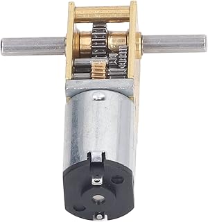Worm Gear Motor, DC 12V Stable Output Gear Motor Good Bearing Easy Installation Wide Application 16RPM for Robot