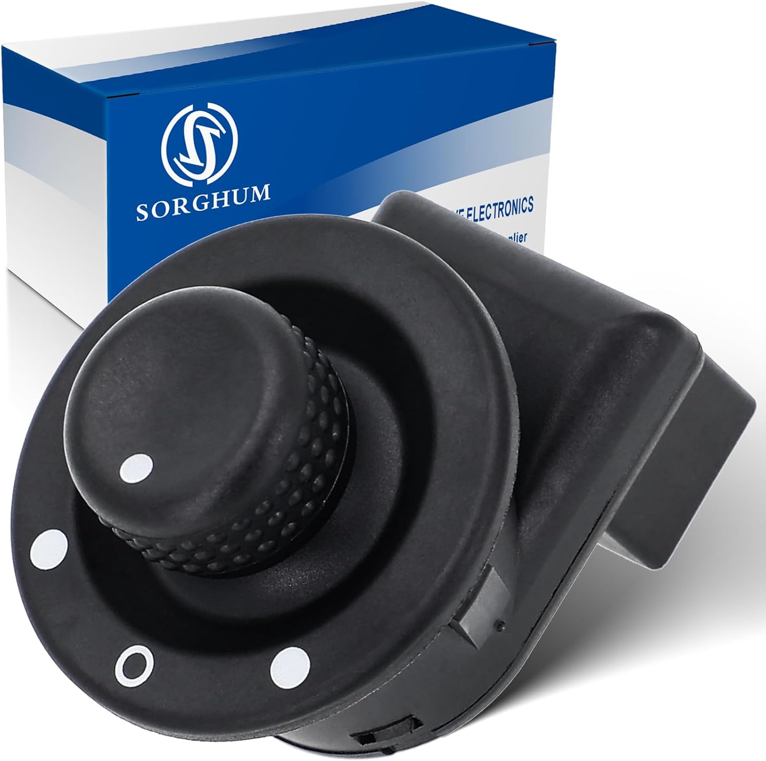 Sorghum Power Mirror Switch - Power Mirror Control Switch Button Compatible with 2002-2010 Renault Megane Laguna Clio Kangoo Scenic II 8 Pins Replace# 8200214919 255704649R 7700429992 7700410141
