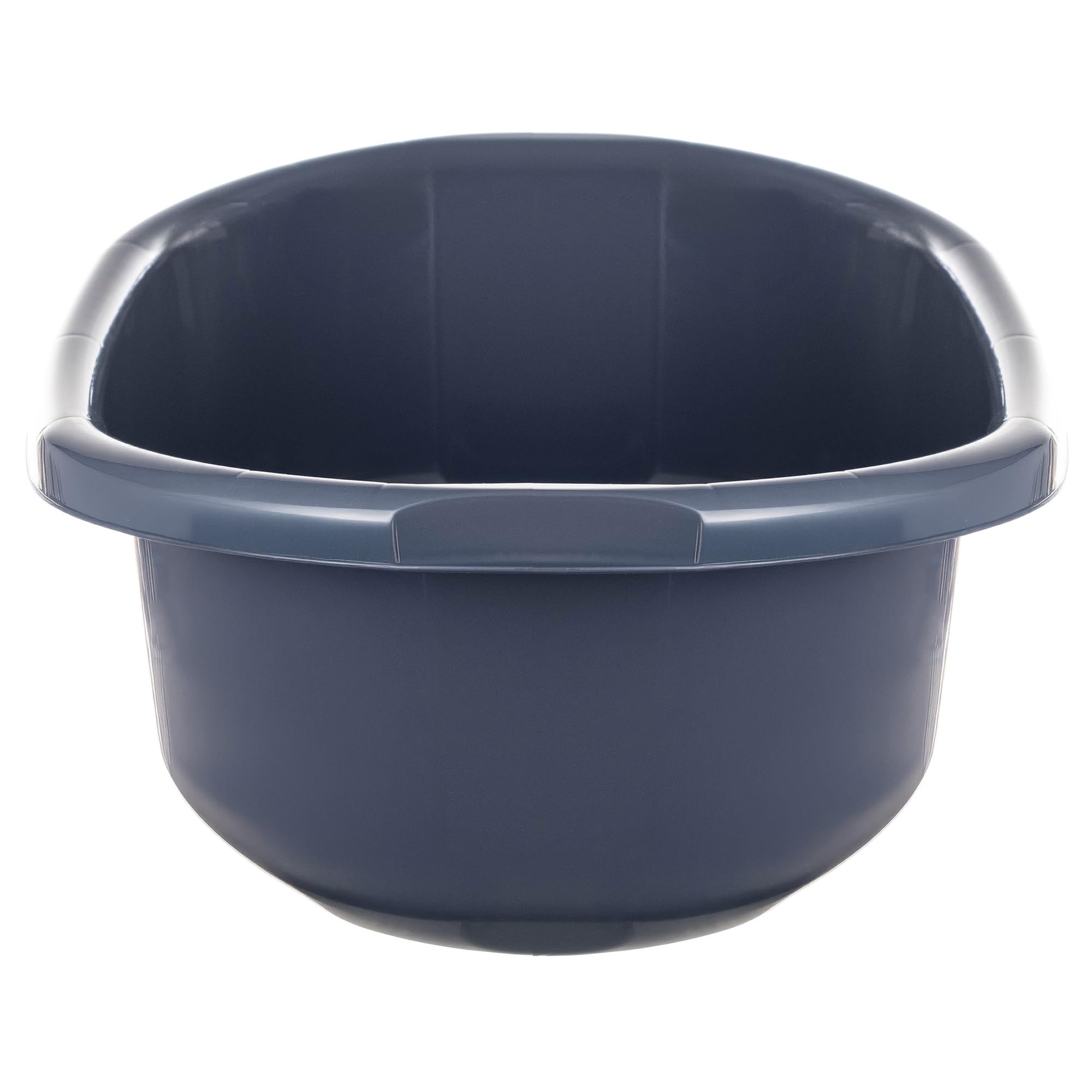 KADAX Ciotola per il lavaggio da 30 l, grande ciotola in plastica, ciotola di plastica versatile, ciotola di plastica, ciotola per bagno, vasca (grigio scuro)