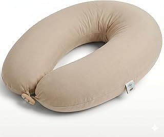 sei Design Stillkissen XXL 190x35 cm – ergonomisch Zertifiziert & waschbar – mit Faserbällchenfüllung & Premium-Jersey-Bezug extra elastisch– weich. formstabil & leise - Seitenschläferkissen