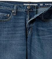 Amazon Essentials Herren Stretchjeans, Gerade Geschnitten - Auslauffarben, Mittlere Waschung, 42W / 32L – Ansicht 9