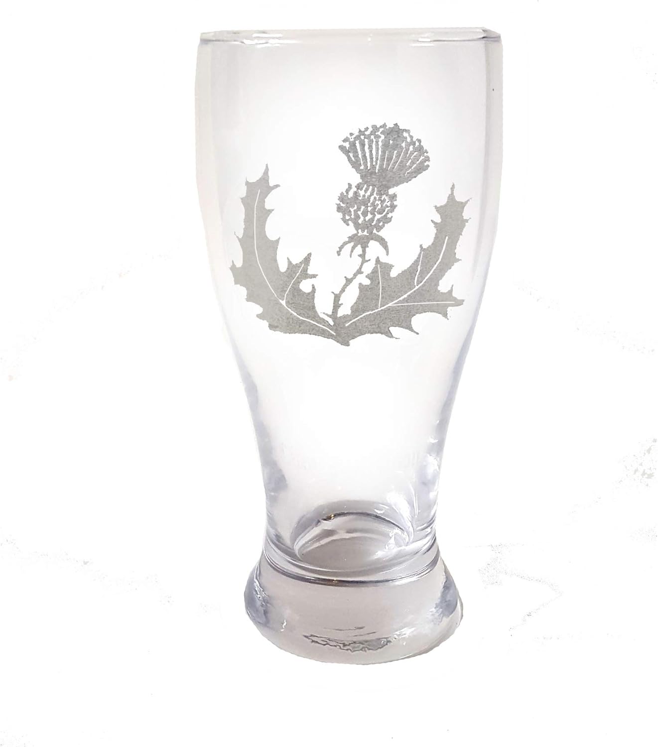 Scottish Thistle Pint Glass, Engraved Personalization Included