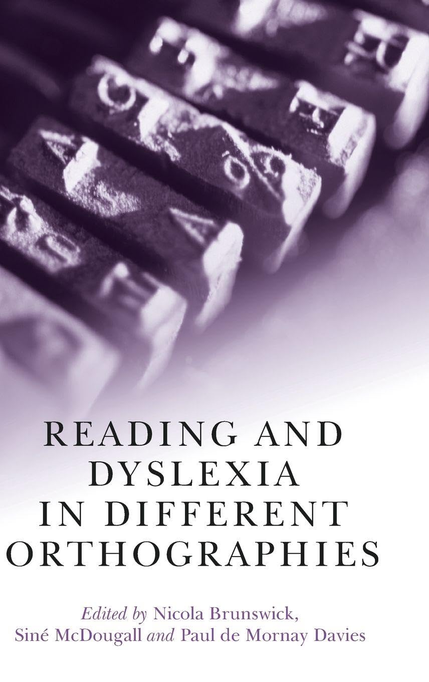 Buy Reading and Dyslexia in Different Orthographies โ BookShops.in