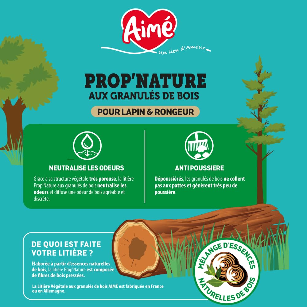 Aime Prop'nature Litter dla małych zwierząt 10 l