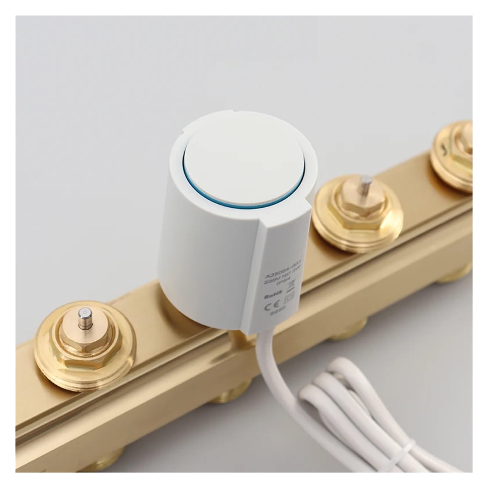 Attuatore termico da 5 pezzi NC 230V for attuatore elettrico collettore di riscaldamento a pavimento M30 * 1,5 for termostato di riscaldamento a pavimento senza valvola in ottone