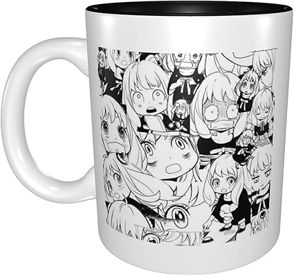 Amazon アーニャ フォージャー スパイファミリー 電子レンジ対応 330cc マグカップ 陶器 コーヒーカップ 食器 おおきめ 軽量 誕生日プレゼント 結婚祝い ギフト おもしろい おしゃれ かわいい キャラクター レディース メンズ 子ども Mayhom 子ども用コップ