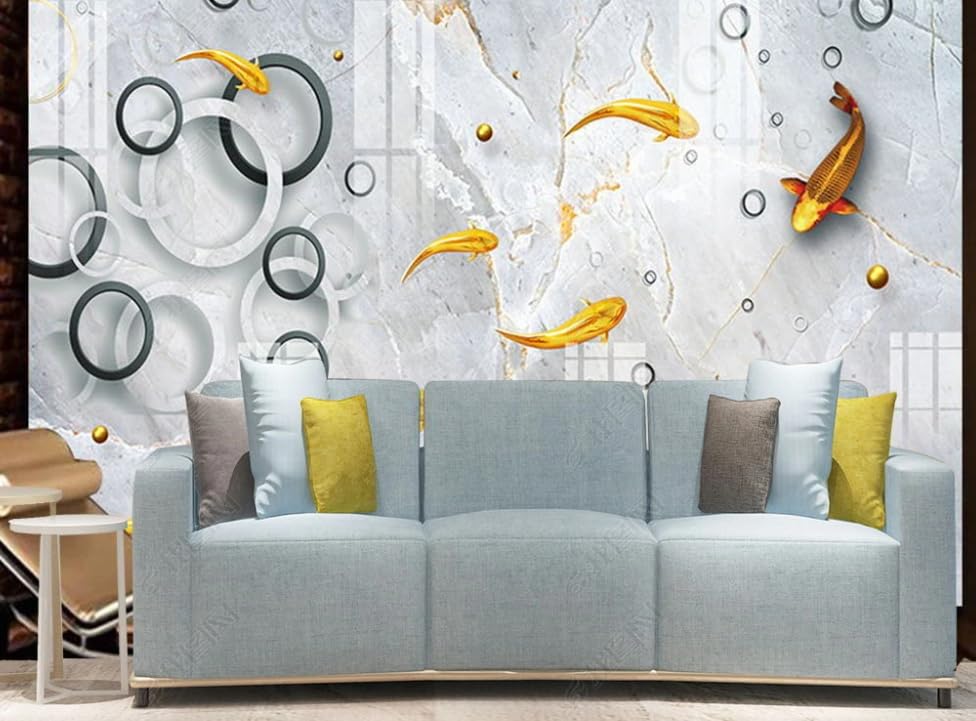 Papier peint intissé géométrique pour masquer les défauts des murs - 3