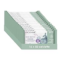 Cleanic Salviette Umidificate Baby Eco Pure Water - (50x16 Pezzi)