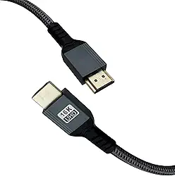 Cabo HDMI 16K 12K 8K 96Gbps, cabo HDMI 2.2 de ultra alta velocidade, suporta 12K @120Hz 8K @240Hz 4K/480Hz HDCP 2.2 e 2.3, nylon trançado, conectores banhados a ouro de alta velocidade UHD 16K (3,3