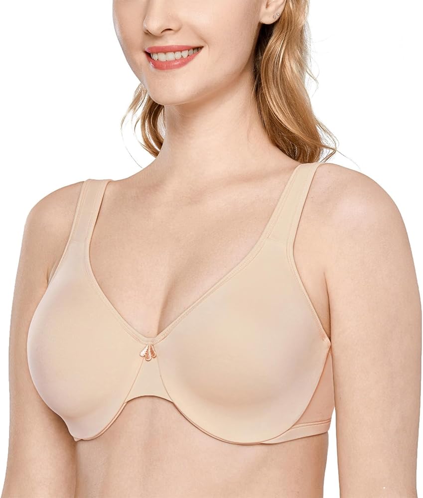 Amazon | [DELIMIRA] 小さく見せる ブラジャー 大きいサイズ フル