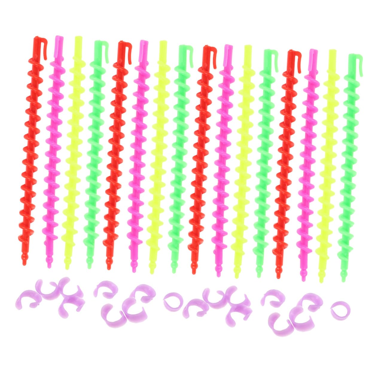 FRCOLOR 5 Set Di Bigodini Per Ondulati A Spirale Bigodini Per Per Donne E Uomini Per Lo Styling Dei Corti 26 Pezzi * 5