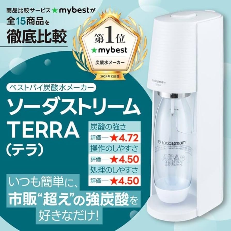 Amazon | [公式] ソーダストリーム TERRA (テラ) スターター